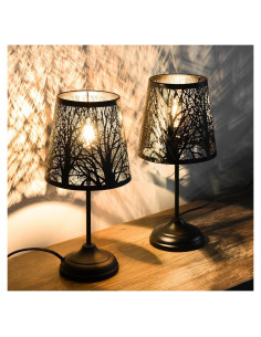 Lámpara de Mesa Táctil Timeflies Pack de 2 Dimmables 36cm