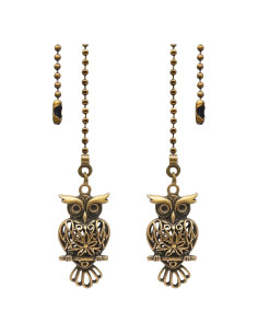 Cadenas de Tirar para Ventilador de Techo Dotlite Retro Bronce