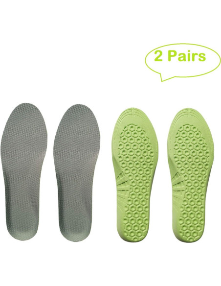 2 Pares Plantillas de Espuma EVA Transpirables Ruiteng 2 Pares Plantillas de Espuma EVA Transpirables Ruiteng