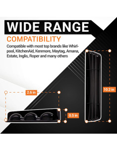 Rejilla dispensador refrigerador BlueStars 2206670B - Compatible Whirlpool 2