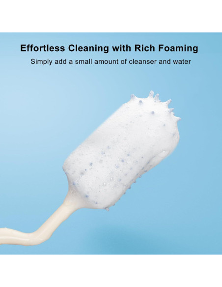 Juego de Cepillos de Botellas ePiiChua 3 en 1 Silicona Gris