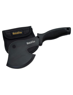 Hacha de Camping SZCO 210921 de Acero Inoxidable con Funda