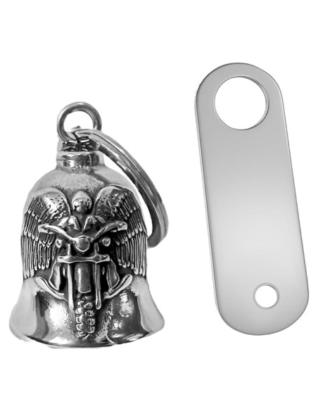 Campana de Motocicleta Ángel Guardián Mediana - Amuleto de Seguridad