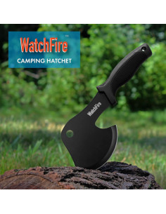 Hacha de Camping SZCO 210921 de Acero Inoxidable con Funda 2