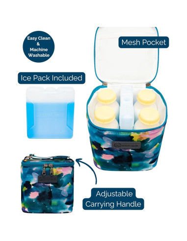 Bolsa de Enfriamiento de Leche Materna Sarah Wells Cold Gold Aquarelle