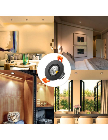 Downlight LED 3W ShinyFlash Regulable 3000K Blanco Cálido