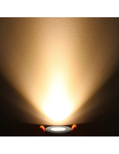 Downlight LED 3W ShinyFlash Regulable 3000K Blanco Cálido