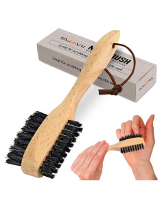 Cepillo de Uñas Takavu de Madera Natural y Cerdas Negras