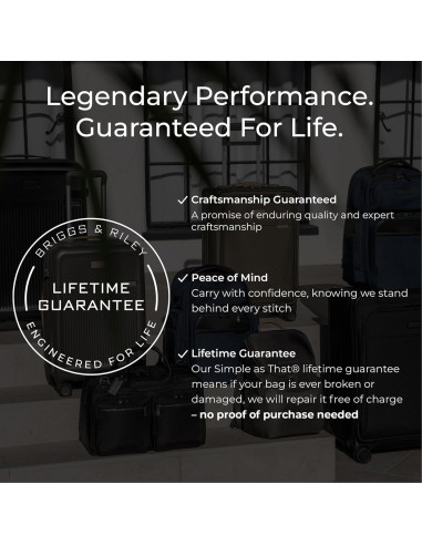 Candado de Cable TSA Briggs & Riley - Combinación 3 Dígitos, Negro