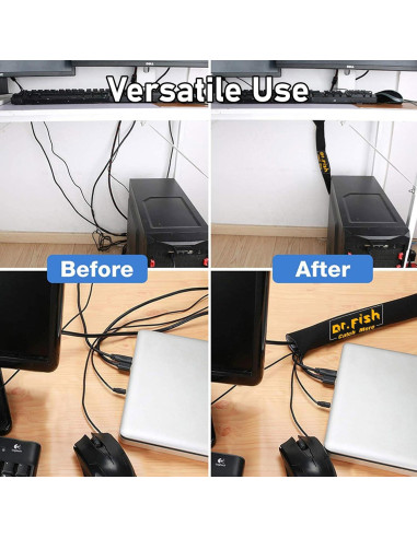 Manga de Cable para Motor de Trolling Dr.Fish 152cm Negra