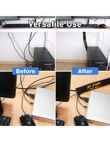 Manga de Cable para Motor de Trolling Dr.Fish 152cm Negra