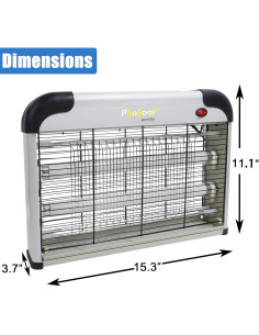 Zapper Eléctrico de Insectos Phosooy 2800V 20W Interior 2