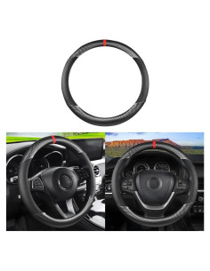 Cubierta de Volante de Coche LoyaForba 38 cm Antideslizante