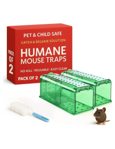 Trampa Humana para Ratones Teal Elite - Paquete de 2 Verde