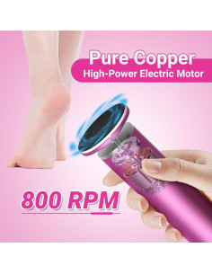 Removedor de Callos Eléctrico INTRO WILD con 80 Discos 2