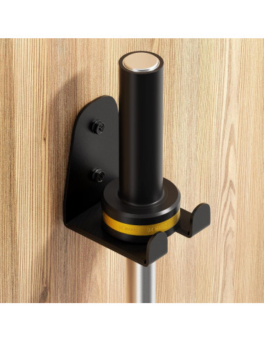 Soporte Vertical para Barra Olímpica JNIHEEP - Metal Negro 2 Pcs