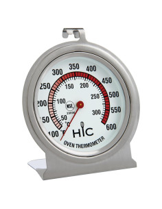 Termómetro de horno HIC Kitchen 2.5" acero inoxidable preciso