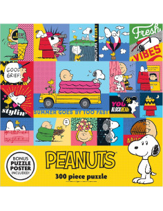 Rompecabezas RoseArt Peanuts 300 Piezas Vibras 60x45cm 2