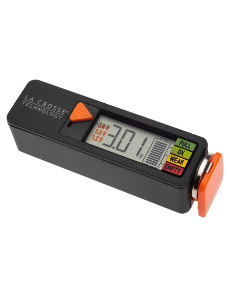 Probador de Baterías Digital La Crosse 911-65557, Negro