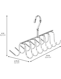 Perchero Colgante de Metal InterDesign Axis con 14 Ganchos 2