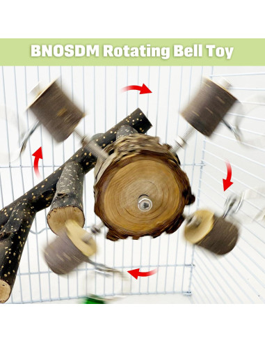 Escalera de Madera Natural BNOSDM 31.75 cm para Aves