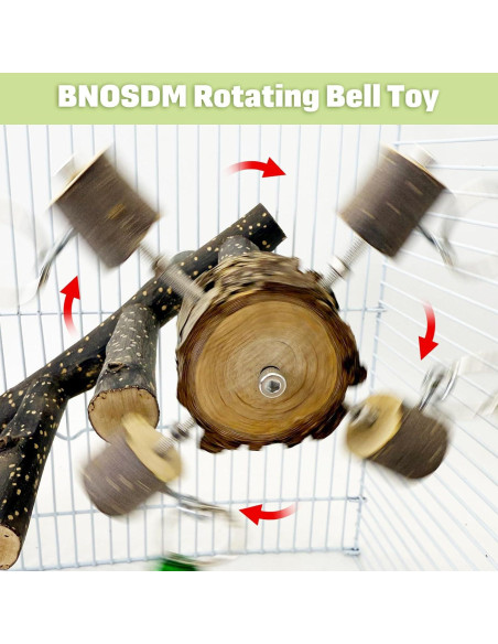 Escalera de Madera Natural BNOSDM 31.75 cm para Aves