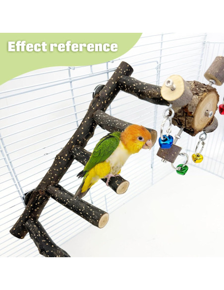 Escalera de Madera Natural BNOSDM 31.75 cm para Aves