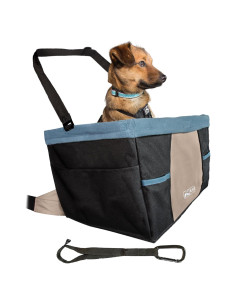 Asiento Elevador para Perros Kurgo - Negro/Azul - Hasta 13.6 kg