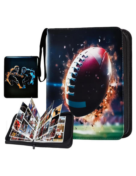 Carpeta de Tarjetas de Fútbol KOPOGTY 720 Bolsillos 40 Páginas