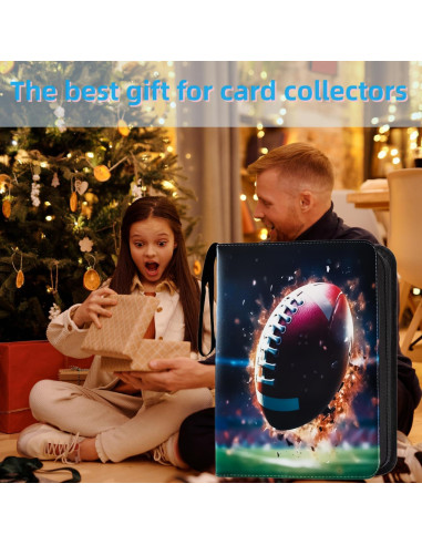 Carpeta de Tarjetas de Fútbol KOPOGTY 720 Bolsillos 40 Páginas