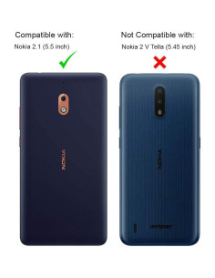 Funda de Gel TPU Transparente para Nokia 2V / 2.1 5.5" 2