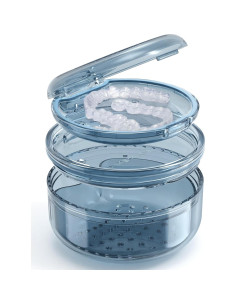 Estuche 2 en 1 para Dentaduras Anlantrade Azul 2