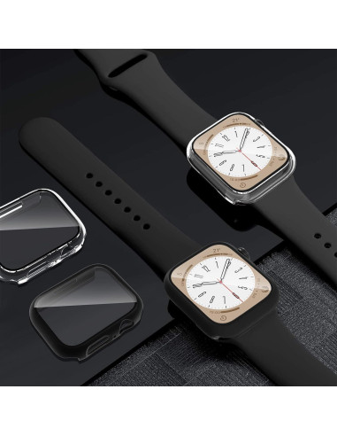 Funda Protectora para Apple Watch 40mm EWUONU con Vidrio Templado