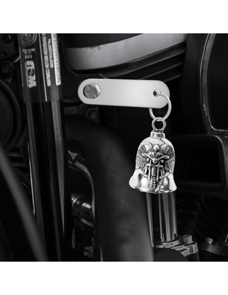 Campana de Motocicleta Ángel Guardián Mediana - Amuleto de Seguridad