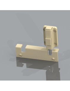 Cerradura de Puerta Deslizante House Guard Beige 100,000 Ciclos 2