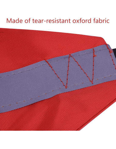 2 PCS Bandera de Seguridad Emsiok para Kayak Roja Reflectante