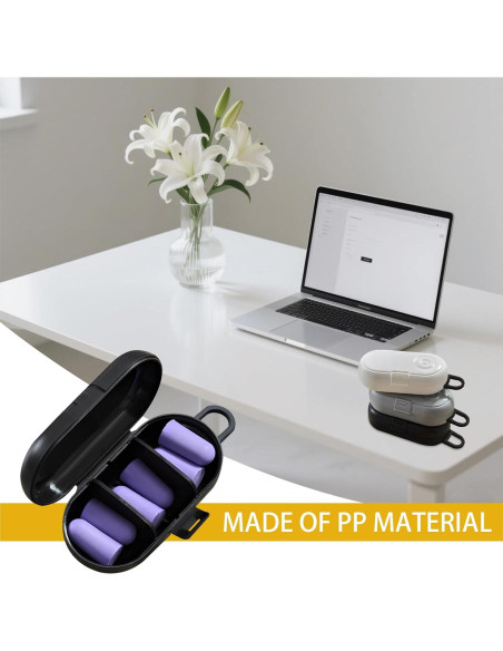 Estuches para Tapones de Oído VEINARDYL 3 Pcs Portátil