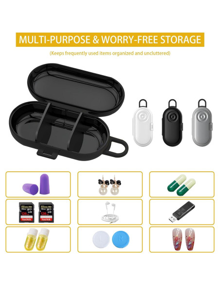 Estuches para Tapones de Oído VEINARDYL 3 Pcs Portátil