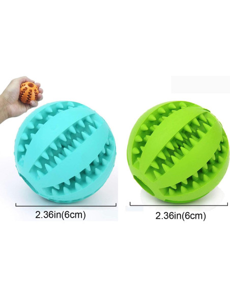 Pelota de Juguete para Perros Sunglow - Limpieza de Dientes 6cm