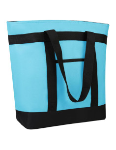 Bolsa Térmica Reutilizable 39L Azul para Comida y Compras