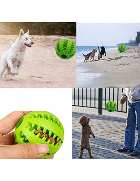 Pelota de Juguete para Perros Sunglow - Limpieza de Dientes 6cm