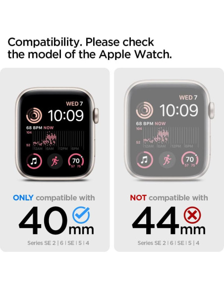 Funda Protectora Spigen Ultra Hybrid para Apple Watch 40mm Funda Protectora Spigen Ultra Hybrid para Apple Watch 40mm