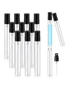 Zhehao 10 Botellas de Spray de Vidrio 10 ml Recargables