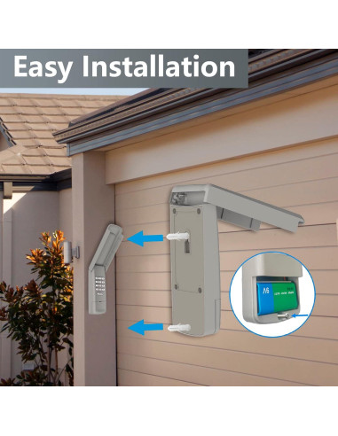 Teclado Universal para Garaje BeanKOneal 878 Gris Inalámbrico