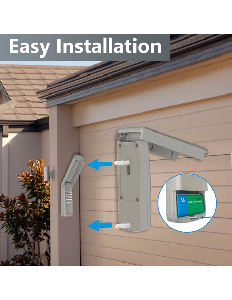 Teclado Universal para Garaje BeanKOneal 878 Gris Inalámbrico