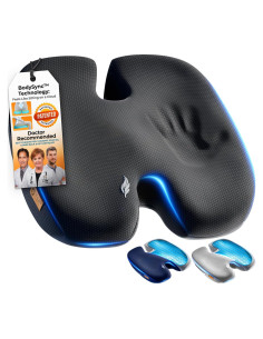 Cojín de Asiento Ergonomico TOP COMFORT con Gel y Espuma Viscoelástica