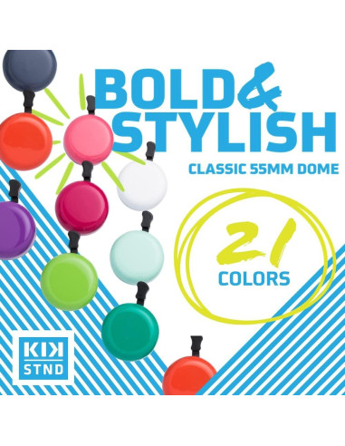 Campana de Bicicleta Clásica Kickstand 55mm Azul Egeo