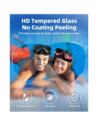 Gafas de natación VegoVia SW01 con cubierta para nariz 180