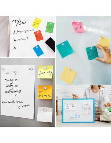 66 Imanes de Empuje Magnéticos GoClimber para Nevera y Oficina