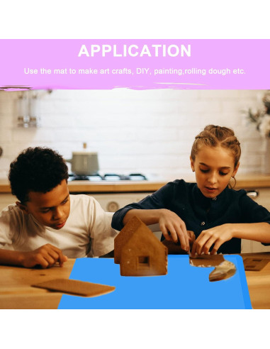 Mantel de Silicona Antideslizante Mudocp - 2 Piezas Azul y Verde